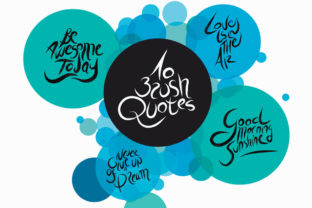 Elevate Your Designs with Brush Quotes X10