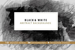 Elevating Your Instagram Feed with Authentic Black and White Abstract Backgrounds