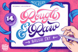 Rough Raw Procreate Brush Set: Add Handmade Texture