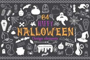 Spooky Creativity: Halloween Doodle Vector Clipart