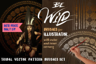 Unlocking Authentic Hand-Drawn Aesthetics with Be Wild Tribal Brushes for Illustrator
